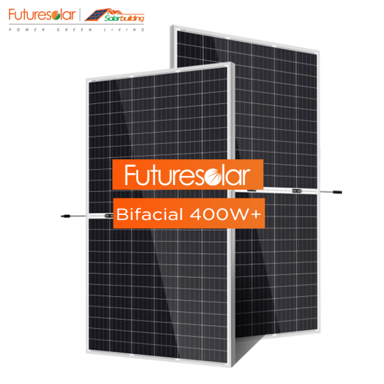 Bifacial doble vidrio de media celda fotovoltaica módulo 410-450w 