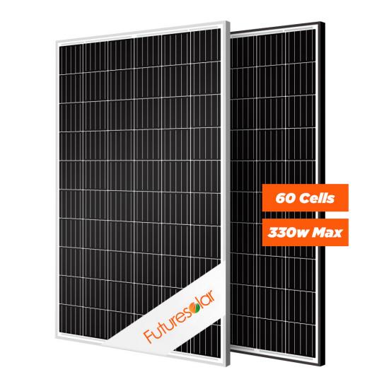 Futuresolar 60 células 280w-325w negro mono paneles solares 