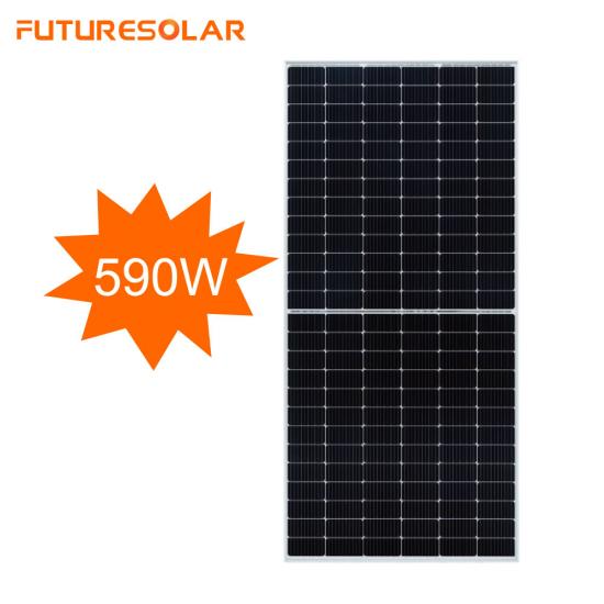 Futuresolar 156 celdas 570-590w panel solar monofical perc de celda media 